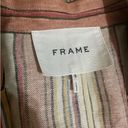 Frame  Revolve Multicolor Linen Striped Lightweight Blazer size 6 Photo 3