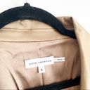 Good American  Fit and Flatter Sateen Blazer Tan Size 4 Cutout Pointed Lapel Photo 10