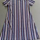 BCBGeneration Vertical Striped Mock Neck Mini Dress XS Photo 2