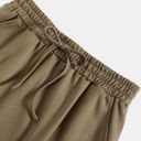 Romwe Solid Paperbag Waist Skirt Photo 2