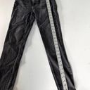 ZARA  Jeans Womens 6 Black Grey Wash Skinny Leg Mid Rise Front Zip Pockets Denim Photo 4