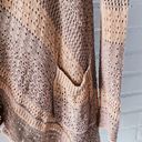 American Eagle Outfitters AEO Boho Crochet Knit Cardigan Tan Photo 4