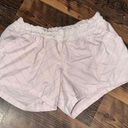 Lululemon  Shake & Break Shorts Women’s Size 6 Light Pink Stretch 4” Inseam. RARE Photo 2