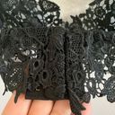 Tic Toc NWT  Lace Black Bralette Crop Festival Small Photo 5