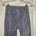 90 Degree by Reflex Lavender Purple Pull On Crop Leggings S Photo 6