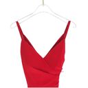 David's Bridal  Morgan & Co Red Spaghetti Strap Mini Dress Bodycon Size 1 Photo 6