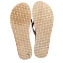 Sanuk  Flip Flop Sandals 9 Pink Tan Yoga Mat Footbed Comfort Casual Summer Beach Photo 9