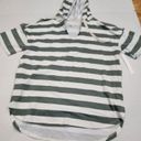 Caslon  Casual Pullover Hoodie Striped Size M B9 Photo 3