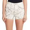 Rag and Bone  Micro Shorts Women’s Ellie Cotton Floral Print Denim Size 25 NWT Photo 0