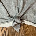 Cinq à Sept  Parker Knotted Tie Pullover Crop Cropped Sweatshirt B18 Photo 2