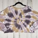 Parker NWT Oli Viv  Tie Dye Cropped Crop Pullover Sweatshirt Women's Size XS Photo 8