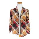 Bobeau NWT Womens  Autumn Plaid Open Woven Blazer Jacket - Sz S Petite SP Photo 2