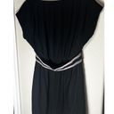 BCBGeneration  BCBG BLACK Belted MINI DRESS SIZE XS stretchy knit LBD Photo 5