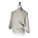 Wooden Ships  Asymmetric Dolman Sleeve Sweater Mohair Wool Nordic Cozy Small Photo 1