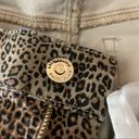 White House | Black Market WHBM Black Tan Leopard Animal Print Skinny Ankle Stretch Denim Jeans womens 8 Photo 9