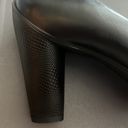 Ecco  Sculptured 75 Black Leather Pump Heels, Size EU 41 | US 10-10.5 New in Box Photo 9