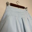 American Eagle  Women's Pleated Mini Skirt Baby Blue size 0 Summer Tennis Photo 2