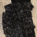 Fame and Partners Lace & Floral-Print Ruffle Gown Dress Size 10 Photo 7