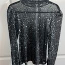 MANGOPOP Long Sleeve Star Mesh Top Photo 0