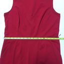 Emma & Michele  V-Neck Mock Wrap Sleeveless Top Tie Waist Red Jumpsuit 10 NO BELT Photo 7