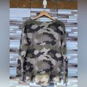 360 Cashmere  Dahlia Camo Crew Neck sweater small Photo 5