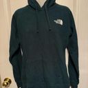 The North Face  Sz M Womens Red Box Pine Never Stop Exploring Green Fleece Hoodie Photo 0