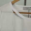 n:philanthropy  Cypress White Slit Tee Top T-Shirt size Large NWT Short Sleeves Photo 4