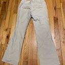 The Loft  Ann Taylor Julie Bootcut Trousers Beige Pants Women's Size 4 Casual Work Photo 4