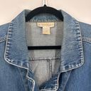 Dress Barn Vintage Y2K  Women's Long Sleeve Stretch Denim Jean Jacket Blue Size 2X Photo 2