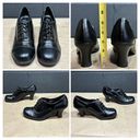 Mudd  Floppy Chunky Black 90’s Style Retro Lace Up Heels Women’s 8.5 M Photo 2