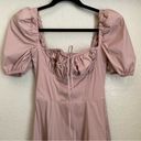 House Of CB  'Tallulah' Blush pink Puff Sleeve Midi Dress NWOT size XS Photo 7