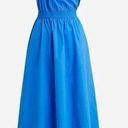 J.Crew  Smocked one-shoulder dress in cotton poplin in Blue Size XXS EUC Photo 0