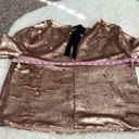 Parker Peyton and‎  medium rose gold sequined top Photo 5