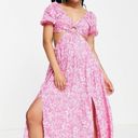 ASOS Pink Midi Dress Photo 0