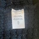 Coldwater Creek  Black Crochet Open Knit Cap Sleeve Pullover Womens XL Classic Photo 3