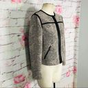 Rebecca Taylor  lace look lamb leather trim jacket Photo 3