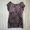 Apt. 9  patterned silky dolman tunic top Photo 1