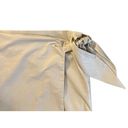 Elizabeth and James NWT  XL Vegan Faux Leather Wrap Skirt Midi Maxi Ivory & Long Photo 4