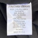 Johnathan Simkhai Black & Silver Metallic Shimmer Pencil Skirt. Size 8. EUC! Photo 5