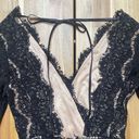 Francesca's Backless Lace Mini Dress Black Size XS Photo 3