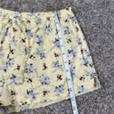 American Eagle vintage y2k  pj loungewear shorts yellow floral cotton S coquette Photo 6