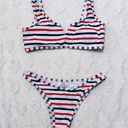 SheIn red white and blue bikini set Photo 0