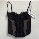 Urban Outfitters Out from Under Modern Love Corset Top Black Photo 10