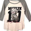 Marilyn Monroe  Star Raglan 3/4 Official T-Shirt Size Medium Photo 0