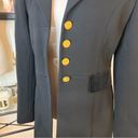 Tommy Hilfiger Equestrian Blazer Jacket Size 4 Black
Gold Buttons‎ Velvet Trim Photo 2