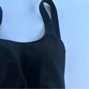 Aerie  black textured cheekiest one piece bathing suit, padded, size XS, flirty Photo 5