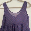 Route 66  Blue Sheer Floral Sleeveless Blouse Sz M Photo 9