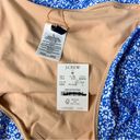 J.Crew NWT  Printed High Waisted Bikini Bottom Sail Blue White Photo 3