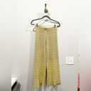 ZARA  Gold + Gray Knit Wide Leg High Waisted Pull On Pants Size Small Photo 1