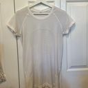 Lululemon White Swiftly Tech Short Sleeve Photo 0